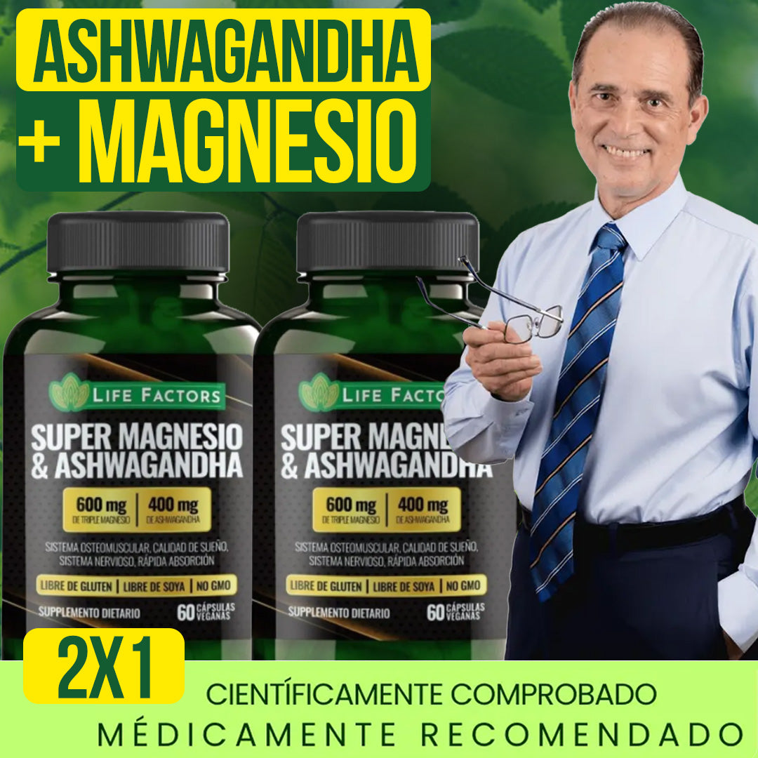 Ashwagandha + Magnesio – Promo 2x1