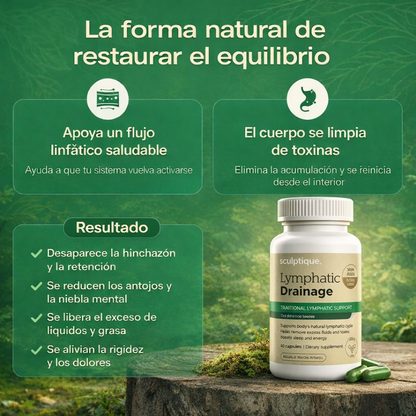 Linfo-Glow™ | Drenaje Linfático - Elimina Exceso de Fluidos y Toxinas