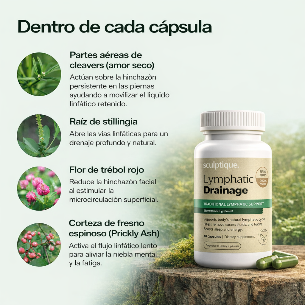 Linfo-Glow™ | Drenaje Linfático - Elimina Exceso de Fluidos y Toxinas