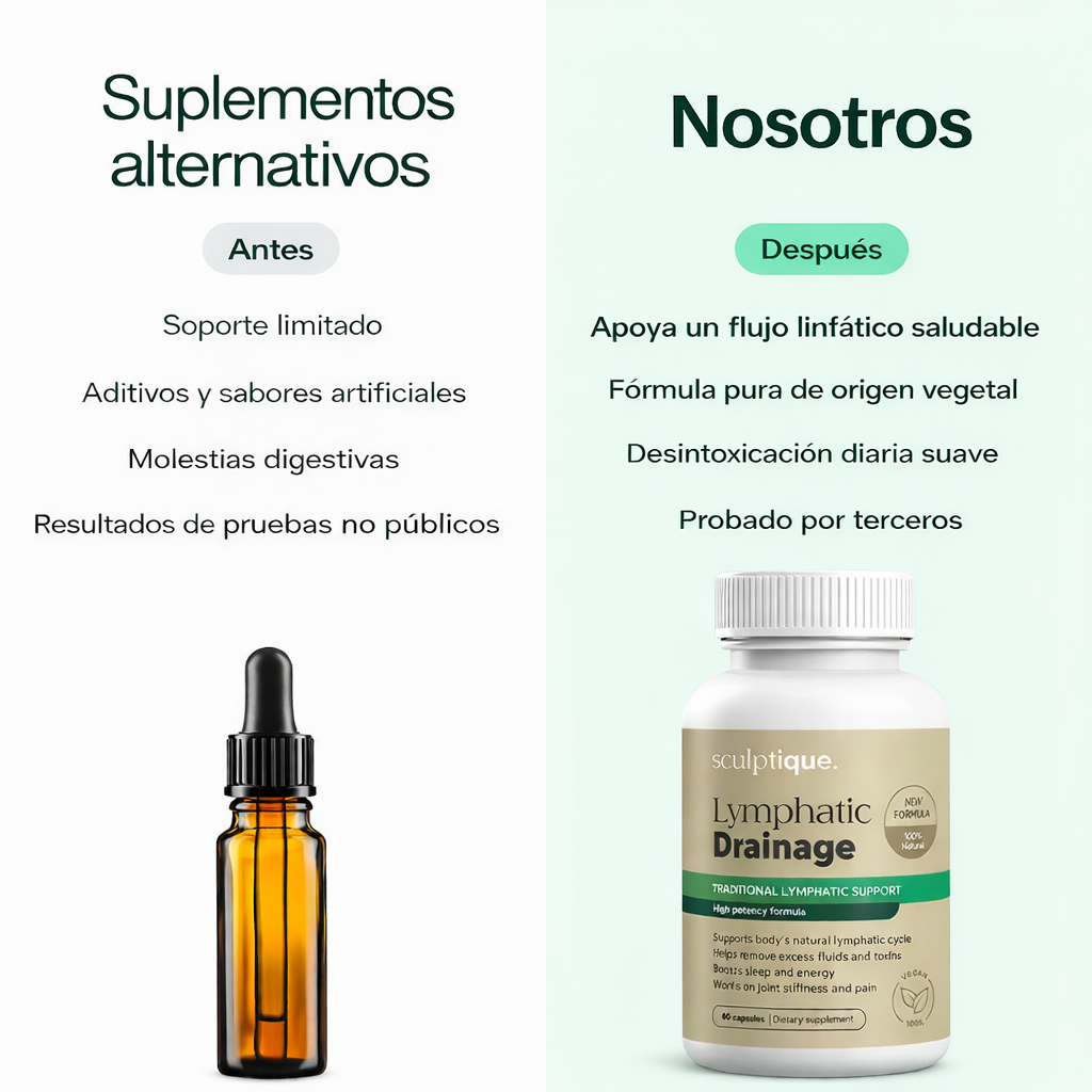 Linfo-Glow™ | Drenaje Linfático - Elimina Exceso de Fluidos y Toxinas