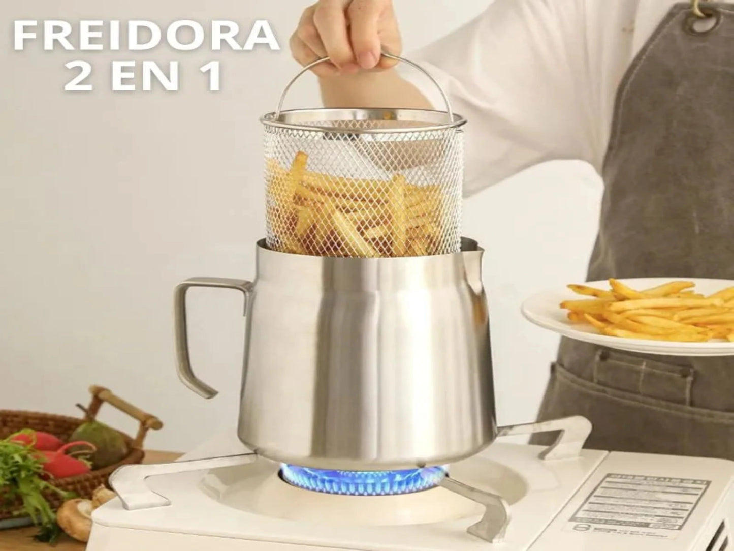 FREIDORA 2 EN 1
