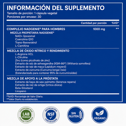 PROSTANAD+™ | Recupera tu vitalidad masculina, apoya la próstata y mejora la circulación