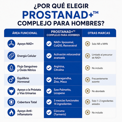 PROSTANAD+™ | Recupera tu vitalidad masculina, apoya la próstata y mejora la circulación